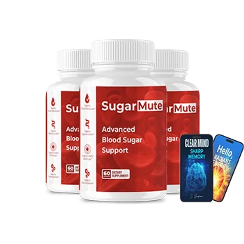 SugarMute Blood Sugar Support — 3 Bottle / 90 Day Pack